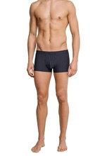 Schiesser Long Life Soft Boxershorts 149047 blue/black striped for men - 1 piece