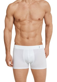 Schiesser Boxer Shorts Long Life Soft Underwear white Men