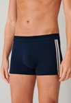 Schiesser Unterwäsche Boxershorts 95/5 Streifen dunkelblau Herren - 3 Stück