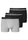 Schiesser Underwear Boxer Shorts 95/5 with Webbed Waistband Black/Grey Melange Men - Pack of 3