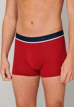 Schiesser Underwear Boxer Shorts 95/5 Web Elastic Waistband Red/Blue/Grey Melange Men - 3 Pieces