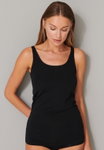 Schiesser Tank-Top 95/5 (95% Cotton) Underwear black Women - Pack of 2
