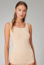 Schiesser Tank-Top 95/5 (95% Baumwolle) Unterwäsche sandbraun Damen - 2er Pack