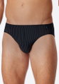 Schiesser Slip Supermini Long Life Soft 174645 (Schlüpfer) blau/schwarz gestreift Herren - 1 Stück