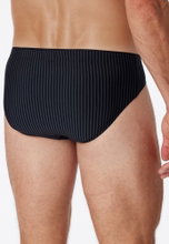 Schiesser Supermini Long Life Soft Slip 174645 (Briefs) blue/black striped men's - 1 piece
