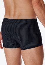 Schiesser Long Life Soft Boxershorts 174646 blue/black striped for men - 1 piece
