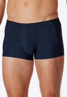 Schiesser Long Life Soft Boxershorts 174646 black/navy striped men's - 1 piece