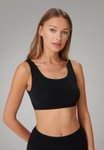 Schiesser Bustier 95/5 ohne Cups (95% Baumwolle) Unterwäsche schwarz Damen - 2er Pack