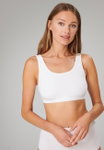 Schiesser Bustier 95/5 ohne Cups (95% Baumwolle) Unterwäsche weiss Damen - 2er Pack