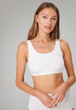 Schiesser Bustier 95/5 bez miseczek (95% bawełny) Bielizna biała Damska - 2 sztuki