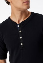 Schiesser Freizeit Tshirt Revival Karl-Heinz Kurzarm schwarz Herren