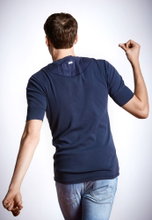 Schiesser Freizeit Tshirt Revival Karl-Heinz Kurzarm dunkelblau Herren