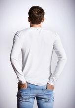 Schiesser Freizeit Longsleeve Revival Karl-Heinz biały męski