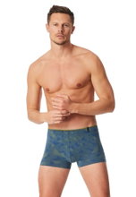 Schiesser Underwear Boxer Shorts Long Life Soft Shorts Modal patterned grass green - 1 piece