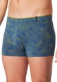 Schiesser bielizna bokserki Long Life Soft Shorts modal wzorzysty trawiasty zielony - 1 sztuka