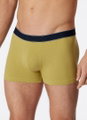 Schiesser Underwear Boxer Shorts Modal Striped Lime Men's - 1 Piece