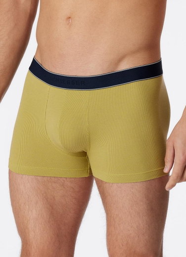 Schiesser Unterwäsche Boxershorts Shorts Modal gestreift lime Herren - 1 Stück