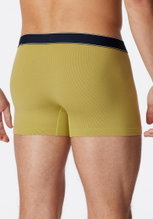 Schiesser Underwear Boxer Shorts Modal Striped Lime Men's - 1 Piece