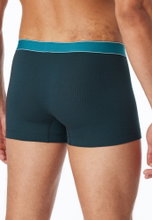 Schiesser Underwear Boxer Shorts Shorts Modal Striped Petrol Men's - 1 Piece