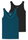 Schiesser Unterwäsche Tank-Top Trägertops Cotton Lace petrol/schwarz Damen - 2er Pack