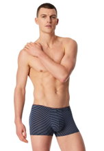 Schiesser Unterwäsche Boxershorts Long Life Soft Modal Streifen admiralblau Herren - 1 Stück