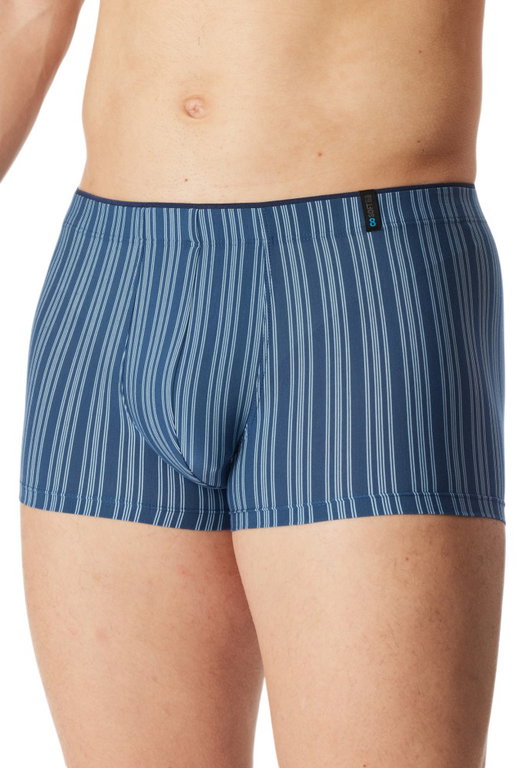 Schiesser Boxershorts Long Life Soft 183146 atlantikblau gestreift Herren - 1 Stück