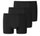 Schiesser Underwear Boxer Shorts 95/5 Organic Cotton Black Men - 3 Pack