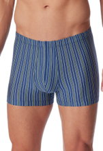 Schiesser Unterwäsche Boxershorts 95/5 Organic Cotton mehrfarbig blau/schwarz 910 Herren - 3 Stück