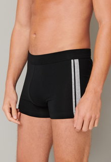 Schiesser Underwear Boxer Shorts 95/5 Stripes Black Men - 3 Pack