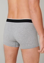 Schiesser Unterwäsche Boxershorts 95/5 Webgummibund grau Herren - 3 Stück