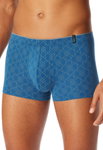 Schiesser Unterwäsche Boxershorts Long Life Soft Shorts Modal gemustert blau - 1 Stück