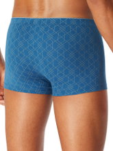 Schiesser Underwear Boxer Shorts Long Life Soft Shorts Modal Patterned Blue - 1 Piece
