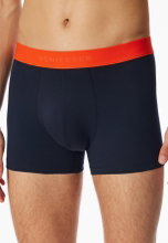 Schiesser Underwear Boxer Shorts 95/5 Organic Cotton Woven Elastic Waistband Multicoloured 920 Black Men's - Pack of 3