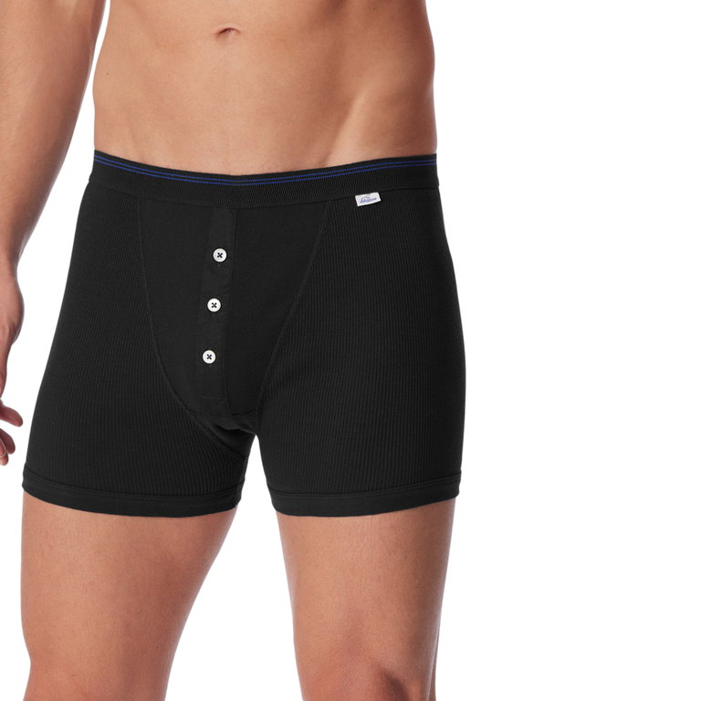 Schiesser Unterwäsche Boxershorts Revival Friedrich schwarz Herren - 1 Stück