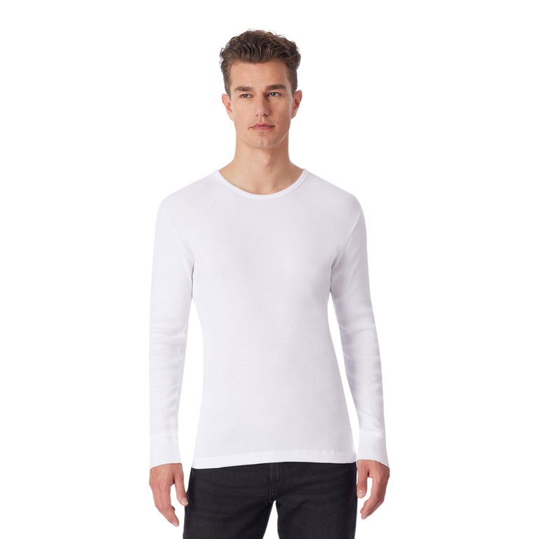 Schiesser Freizeit Langarmshirt Revival Friedrich weiss Herren