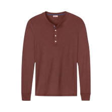 Schiesser Freizeit Langarmshirt Revival Karl-Heinz havanna braun Herren