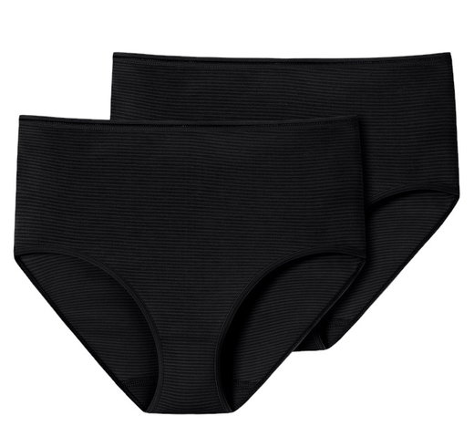 Schiesser Midi Slip Modal Essentials Unterwäsche schwarz Damen - 2 Stück