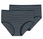 Schiesser Midi Slip Modal Essentials Unterwäsche nachtblau Damen - 2 Stück