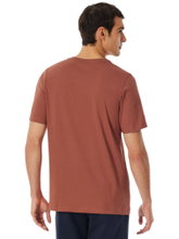 Schiesser Freizeit Tshirt Mix+Relax (100% Baumwolle) terracottarot Herren