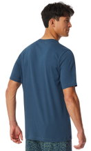 Schiesser Freizeit Tshirt Mix+Relax (100% Baumwolle) indigoblau Herren