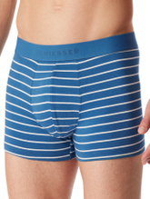 Schiesser Underwear Boxer Shorts 95/5 Organic Cotton Woven Elastic Waistband Multicoloured Black/Blue Men's - Pack of 5