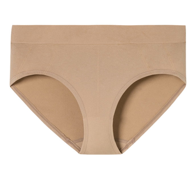 Schiesser Underwear Panty-Slip Casual Seamless sand brown Ladies - 1 piece