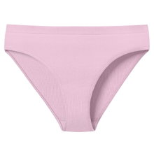 Schiesser Rio-Slip Doppelripp Organic Cotton Unterwäsche rosa/sandbraun Damen - 1 Stück