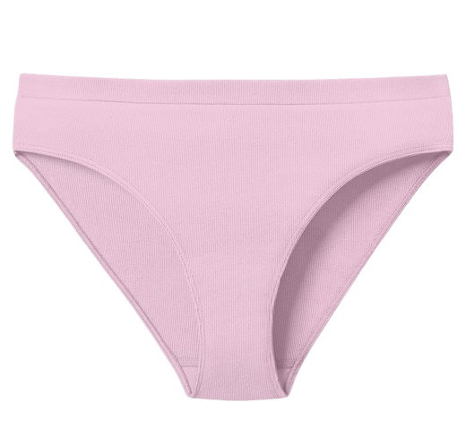 Schiesser Rio-Slip Doppelripp Organic Cotton Unterwäsche rosa/sandbraun Damen - 1 Stück