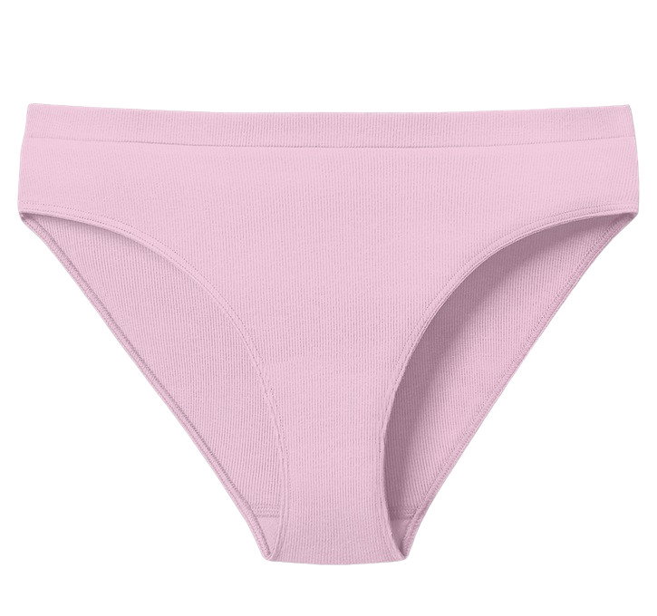 Schiesser Rio-Slip Doppelripp Cotton Unterwäsche rosa/sandbraun Damen - 1 Stück