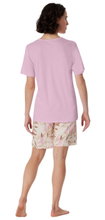 Schiesser Unterwäsche Schlafanzug Comfort Nightwear kurz - pink Damen