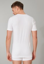 Schiesser T-Shirt V-Ausschnitt 95/5 Kurzarm (95% Baumwolle) Unterwäsche weiss Herren - 2er Pack