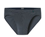 Schiesser Unterwäsche Slip Long Life Soft Supermini gestreift nachtblau Herren - 1 Stück
