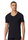 Schiesser T-Shirt V-Ausschnitt Premium Cotton Kurzarm (95% Bio-Baumwolle) Unterwäsche schwarz Herren