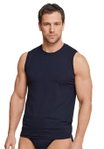 Schiesser Tank-Top Long Life Soft (perfekte Passform) Unterwäsche blauschwarz Herren